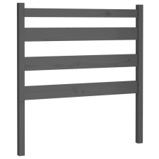vidaXL szürke tömör fenyőfa ágyfejtámla 96 x 4 x 100 cm (818402) ágy és ágykellék