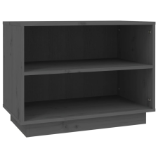 vidaXL szürke tömör fenyőfa cipősszekrény 60 x 34 x 45 cm (813547) bútor