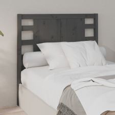 vidaXL szürke tömör fenyőfa fejtámla 81 x 4 x 100 cm ágy és ágykellék
