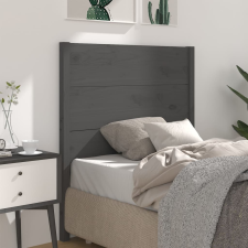 vidaXL szürke tömör fenyőfa fejtámla 96 x 4 x 100 cm ágy és ágykellék