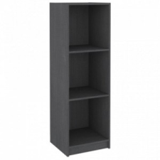 vidaXL Szürke tömör fenyőfa könyvszekrény|térelválasztó 36x33x110 cm bútor