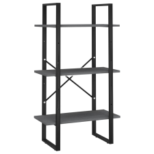 vidaXL szürke tömör fenyőfa tárolópolc 60 x 30 x 105 cm (806514) bútor