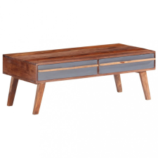 vidaXL szürke tömör kelet-indiai rózsafa dohányzóasztal 110x50x40 cm bútor