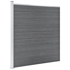 vidaXL szürke WPC kerítéspanel 175 x 186 cm  (49069) építőanyag