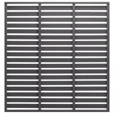 vidaXL Szürke WPC kerítéspanel 180 x 180 cm kerti bútor
