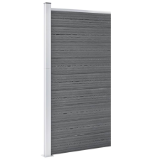 vidaXL szürke WPC kerítéspanel 95 x 186 cm (148978) kerti bútor
