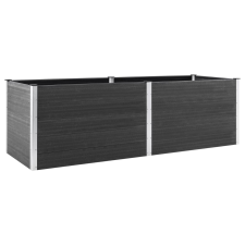 vidaXL szürke WPC kerti magaságyás 200 x 50 x 91 cm (318096) kerti tárolás