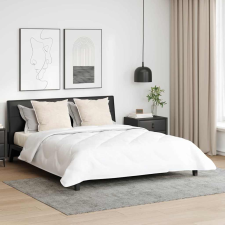 vidaXL Takaró párnákkal Argyle párnával 3 pcs Fehér 200 x 200 cm Mikroszálas lakástextília