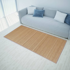 vidaXL Téglalap Alakú Barna Bambusz Szőnyeg 80 x 200cm lakástextília