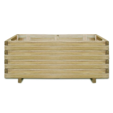 vidaXL téglalap alakú fa magaságyás 100 x 50 x 40 cm (41660) kerti tárolás