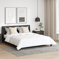 vidaXL Téli takaró párnával 3 pcs Fehér 240 x 220 cm Mikroszálas lakástextília