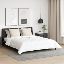 vidaXL Téli takaró párnával 3 pcs Fehér 240 x 260 cm Mikroszálas lakástextília