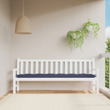 vidaXL tengerészkék oxford szövet kerti padpárna 200 x 50 x 7 cm lakástextília