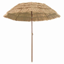 vidaXL Tengerparti napernyő Barna Ø 206 x 209.5 cm Acél kerti bútor