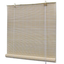 vidaXL természetes színű bambuszroló 150 x 160 cm redőny