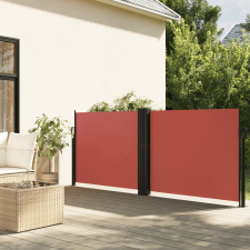 vidaXL terrakotta behúzható oldalsó napellenző 120 x 1000 cm kerti bútor