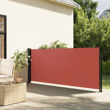 vidaXL terrakotta behúzható oldalsó napellenző 120 x 600 cm kerti bútor