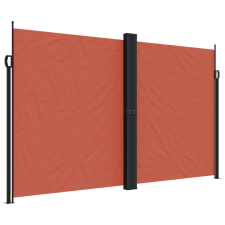 vidaXL terrakotta behúzható oldalsó napellenző 200 x 1000 cm kerti bútor