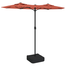 vidaXL terrakotta dupla tetős napernyő 316x240 cm (362966) kerti bútor