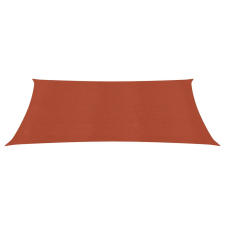 vidaXL terrakotta HDPE napvitorla 160 g/m² 5 x 7 m kerti bútor