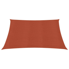 vidaXL terrakotta HDPE napvitorla 160 g/m² 6 x 6 m (311334) kerti bútor