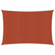 vidaXL Terrakotta négyszögletű hdpe napvitorla 160 g/m² 2,5x5 m kerti bútor