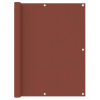 vidaXL terrakotta oxford-szövet erkélyparaván 120 x 300 cm
