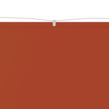 vidaXL terrakotta oxford-szövet függőleges napellenző 140 x 600 cm (148363) kerti bútor