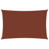 vidaXL Terrakotta téglalap alakú oxford-szövet napvitorla 4 x 7 m