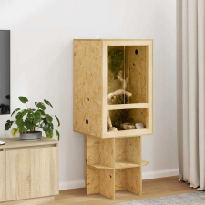 vidaXL Terrárium Barna 50 x 50 x 80 cm OSB terrárium, vivárium