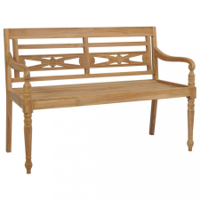 vidaXL tíkfa Batavia pad 120 cm kerti bútor