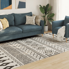 vidaXL többszínű csúszásgátló rövid szálú szőnyeg 190 x 300 cm lakástextília