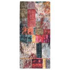 vidaXL többszínű foltvarrott csúszásmentes mosható szőnyeg 80 x 300 cm lakástextília