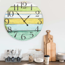vidaXL többszínű MDF falióra 60 cm falióra