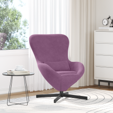 vidaXL Tojásfotel Lila Velúr bútor