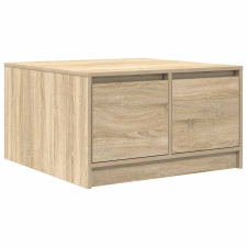 vidaXL tölgy színű dohányzóasztal fiókokkal 70,5x70x40 cm (3328410) bútor
