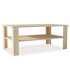vidaXL tölgyfa színű faforgácslap dohányzóasztal 100 x 59 x 42 cm (244858) bútor