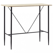 vidaXL Tölgyszínű MDF bárasztal 120 x 60 x 110 cm bútor