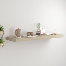 vidaXL tölgyszínű MDF fali polc 80 x 23,5 x 3,8 cm bútor