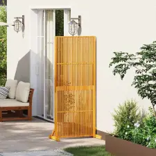 vidaXL tömör akácfa adatvédelmi paraván beltéri/kültéri 180,5 cm bútor