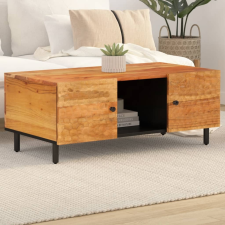 vidaXL tömör akácfa dohányzóasztal 100 x 54 x 40 cm bútor