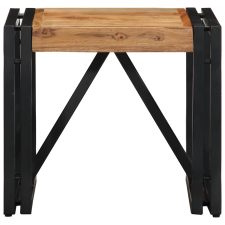 vidaXL tömör akácfa dohányzóasztal 40x40x35 cm (4016684) bútor