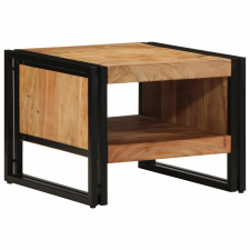 vidaXL tömör akácfa dohányzóasztal 50x50x38 cm bútor