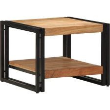 vidaXL tömör akácfa dohányzóasztal 50x50x38 cm (4102722) bútor