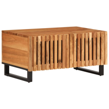 vidaXL tömör akácfa dohányzóasztal 80 x 51 x 40 cm bútor