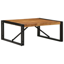 vidaXL tömör akácfa dohányzóasztal 80x80x35 cm bútor