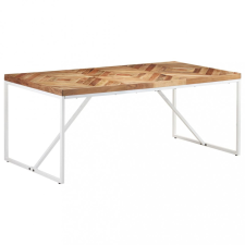 vidaXL tömör akácfa és mangófa étkezőasztal 180 x 90 x 76 cm bútor