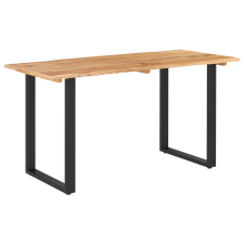 vidaXL tömör akácfa étkezőasztal 140 x 70 x 76 cm (286474) bútor