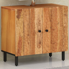 vidaXL tömör akácfa fürdőszobai mosdószekrény 38 x 33 x 58 cm fürdőszoba bútor