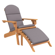 vidaXL tömör akácfa kerti adirondack szék lábtartóval (360034) kerti bútor